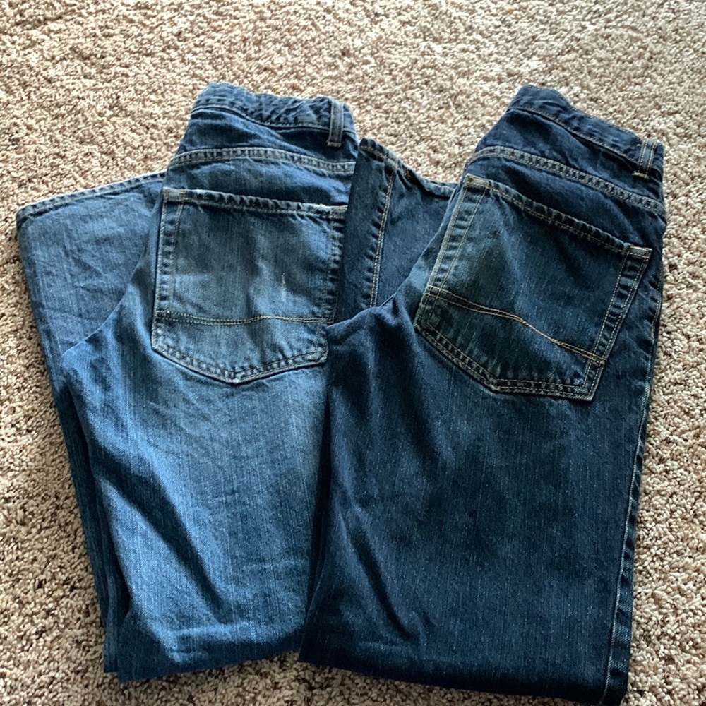 2 pairs-Old Navy Boot Cut jeans (Boys 16)